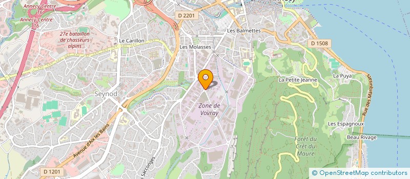 localisation de l'entreprise DDI à ANNECY
