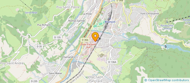 localisation de l'entreprise DDJ à BRIANCON