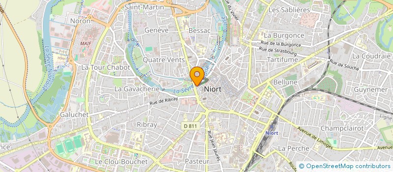 localisation de l'entreprise DDJM  NIORT