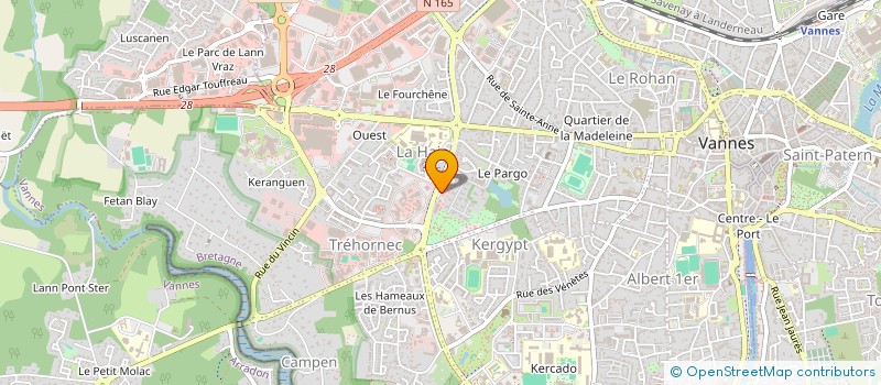 localisation de l'entreprise DDK INVEST  VANNES