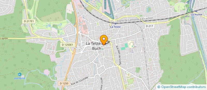 localisation de l'entreprise DDL  LA TESTE-DE-BUCH