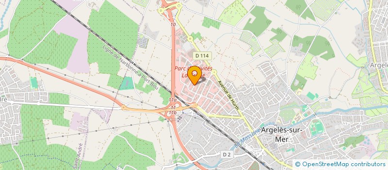 localisation de l'entreprise DDL  ARGELES-SUR-MER