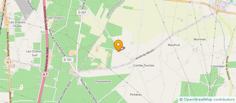 localisation de l'entreprise DDL  CHANOS-CURSON