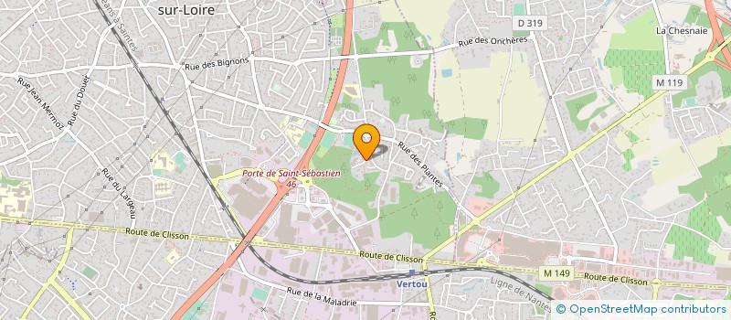 localisation de l'entreprise DDL  SAINT-SEBASTIEN-SUR-LOIRE