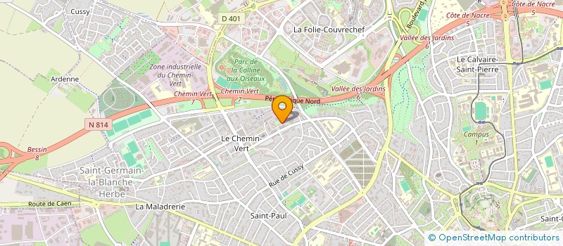 localisation de l'entreprise DDL  CAEN