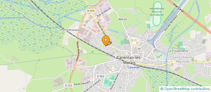 localisation de l'entreprise DDL  CARENTAN-LES-MARAIS