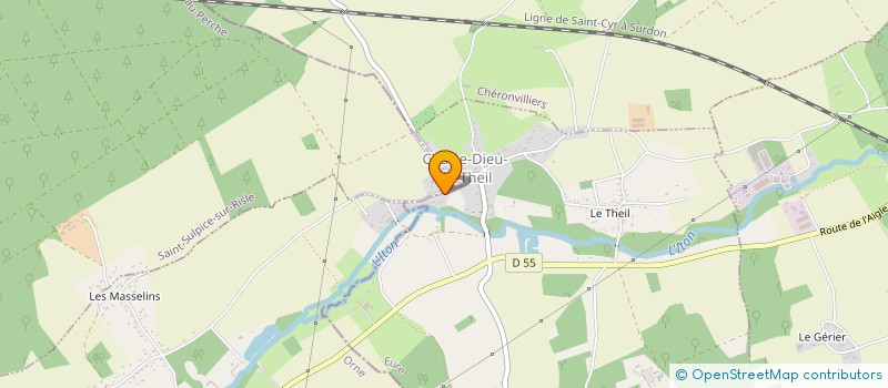 localisation de l'entreprise DDL CHEMICALS  CHAISE-DIEU-DU-THEIL