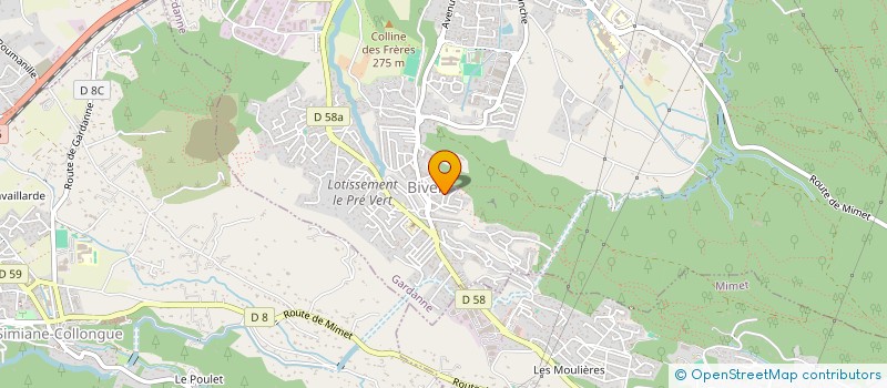 localisation de l'entreprise DDL INVESTISSEMENTS à GARDANNE