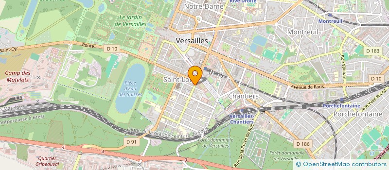 localisation de l'entreprise DDL MEDIAS SARL à VERSAILLES