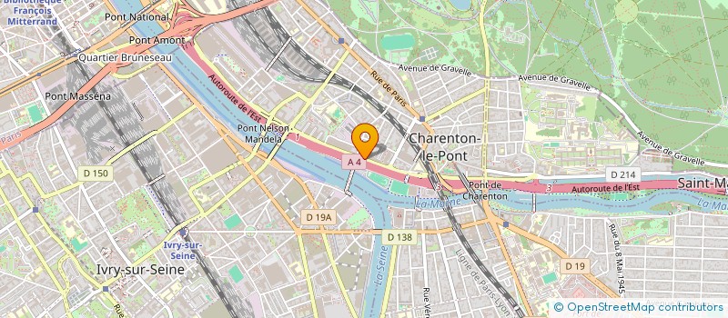 localisation de l'entreprise DDL PARIS-COLOMBES  CHARENTON-LE-PONT