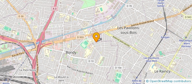 localisation de l'entreprise DDL PRO à BONDY