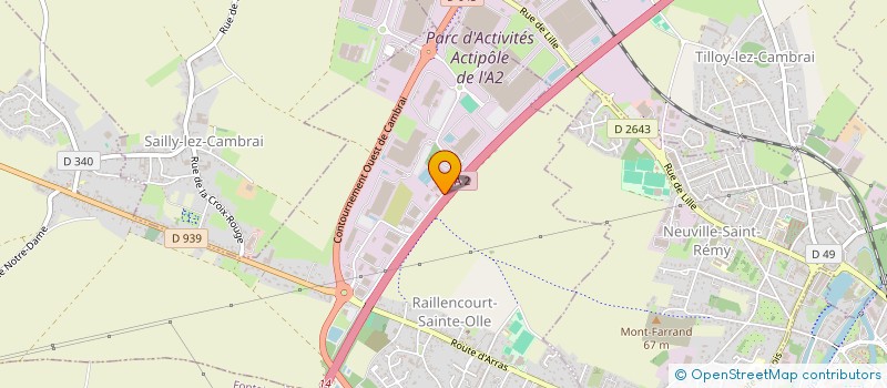 localisation de l'entreprise DDLI à CAMBRAI