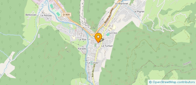 localisation de l'entreprise DDLP à THONES