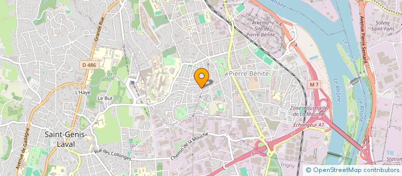 localisation de l'entreprise DDM à OULLINS-PIERRE-BENITE