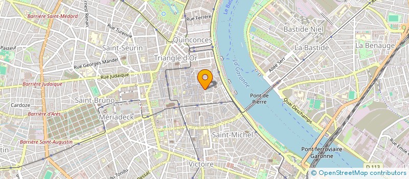 localisation de l'entreprise DDM  BORDEAUX