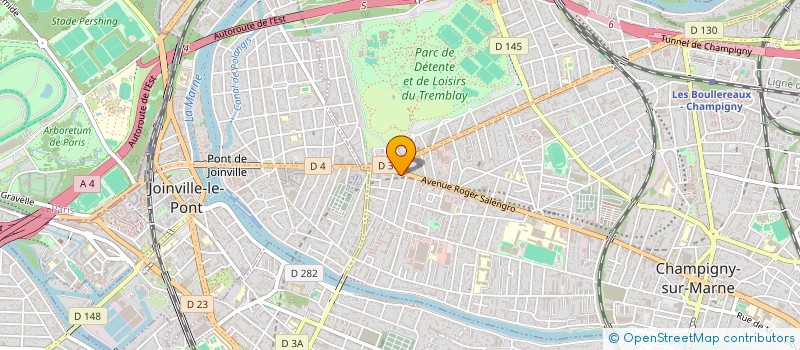 localisation de l'entreprise DDM à CHAMPIGNY-SUR-MARNE