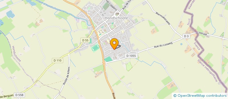 localisation de l'entreprise DDM  HONDSCHOOTE