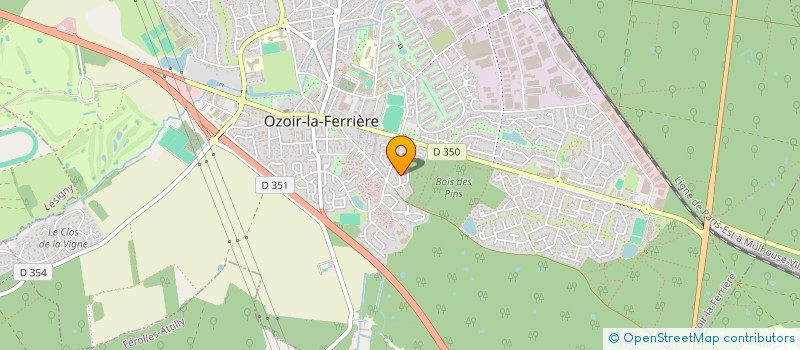 localisation de l'entreprise DDM  OZOIR-LA-FERRIERE