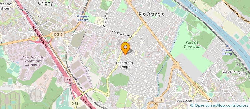 localisation de l'entreprise DDM CONSTRUCTION à RIS-ORANGIS