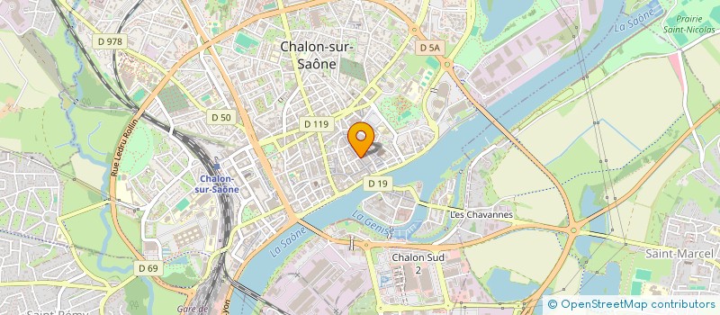 localisation de l'entreprise DDM DIFFUSION à CHALON-SUR-SAONE