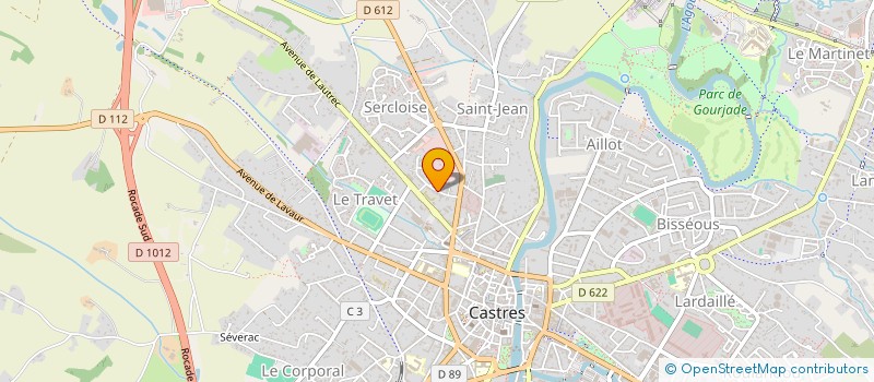 localisation de l'entreprise DDM FAMILLE  CASTRES