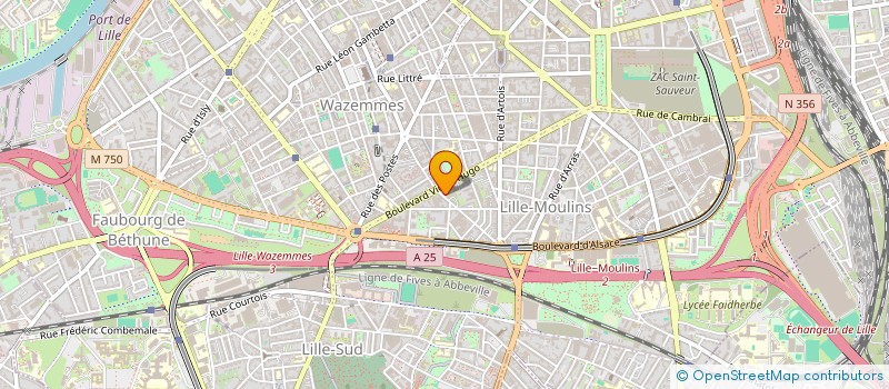 localisation de l'entreprise DDM FRANCE  LILLE