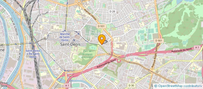 localisation de l'entreprise DDM PLUS à SAINT-DENIS