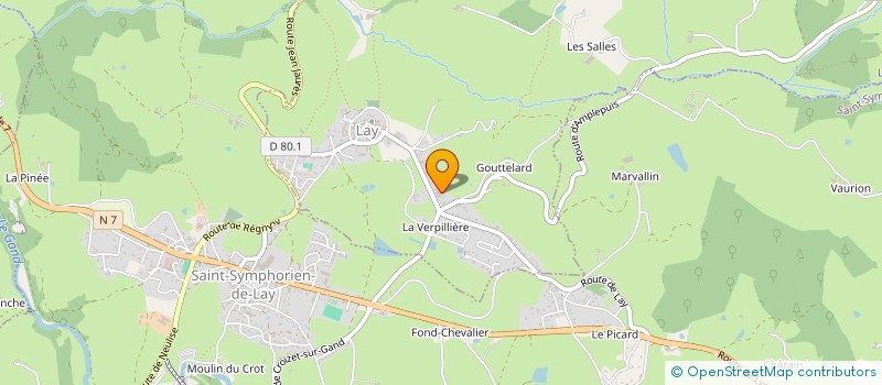 localisation de l'entreprise DDM THANATOPRAXIE  LAY