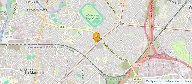 localisation de l'entreprise DDMB à MARCQ-EN-BARŒUL