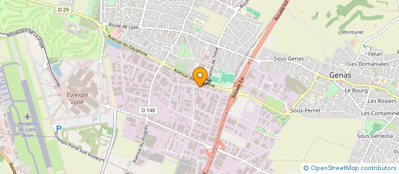 localisation de l'entreprise DDMFM EVEREST  GENAS