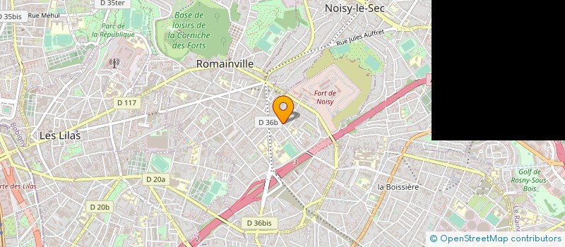 localisation de l'entreprise DDMG BATIMENT à ROMAINVILLE
