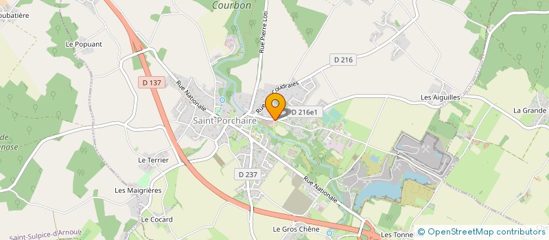 localisation de l'entreprise DDMH à SAINT-PORCHAIRE