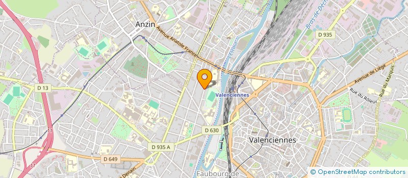 localisation de l'entreprise DDMH SCI  VALENCIENNES