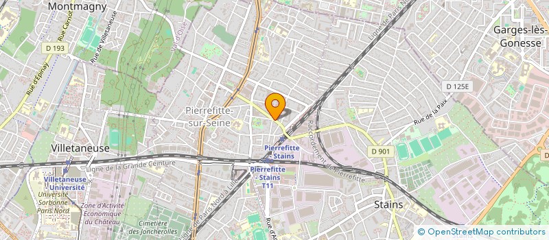 localisation de l'entreprise DDMK MULTISERVICES à PIERREFITTE-SUR-SEINE