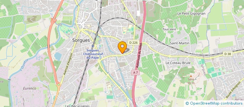 localisation de l'entreprise DDN IMMOBILIER  SORGUES