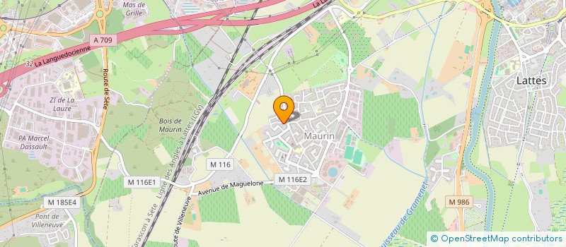 localisation de l'entreprise DDNF  LATTES