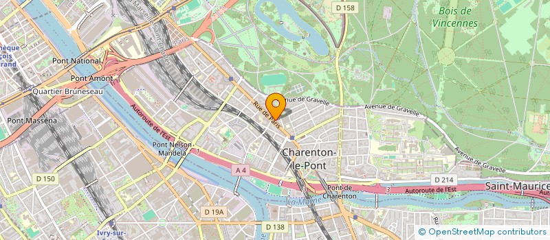 localisation de l'entreprise DDO CONSEIL à CHARENTON-LE-PONT