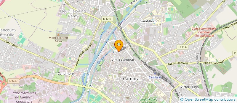 localisation de l'entreprise DDP à CAMBRAI