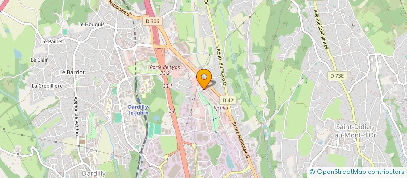 localisation de l'entreprise DDP DECISION  LYON