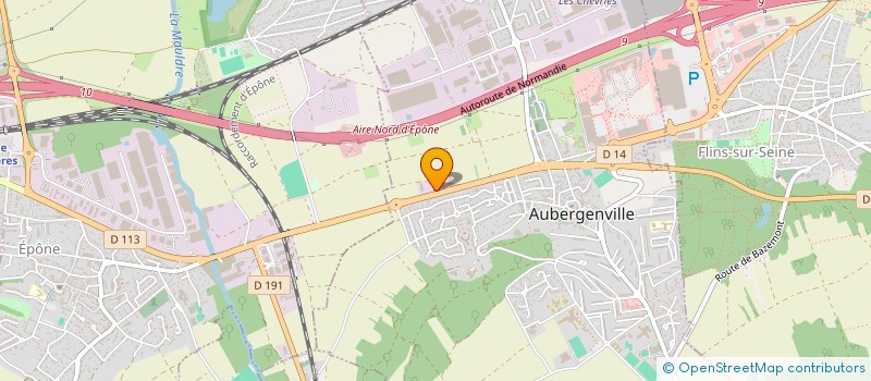 localisation de l'entreprise DDP RESTAURATION  AUBERGENVILLE