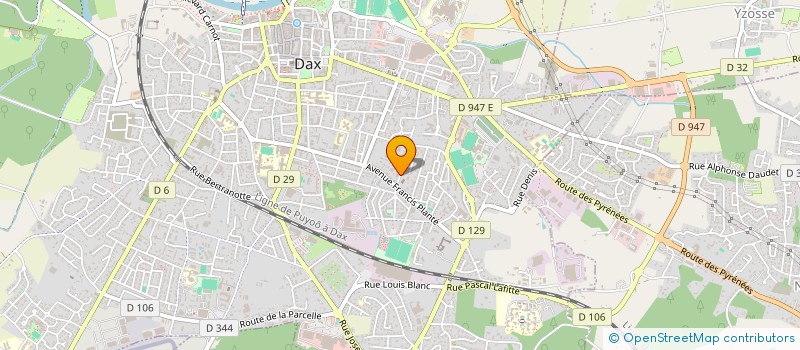localisation de l'entreprise DDP TELECOM à DAX