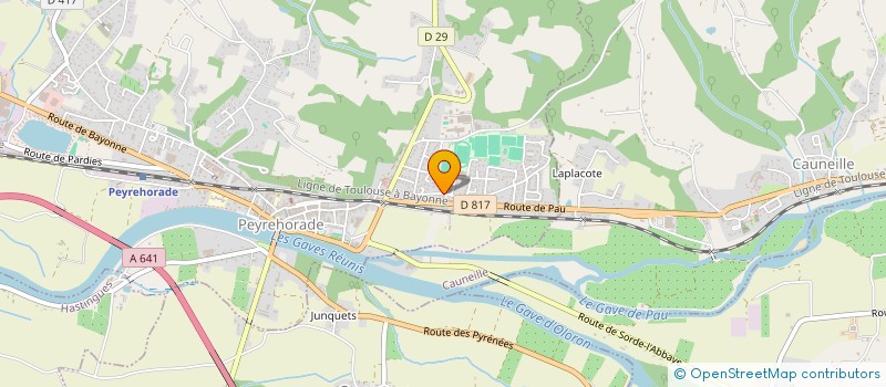 localisation de l'entreprise DDP40  PEYREHORADE