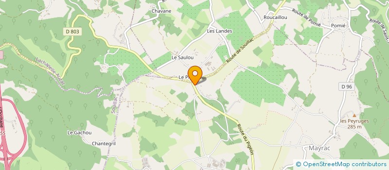 localisation de l'entreprise DDPB  MAYRAC