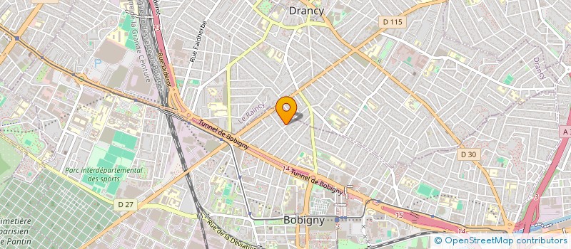 localisation de l'entreprise DDR BAT  BOBIGNY