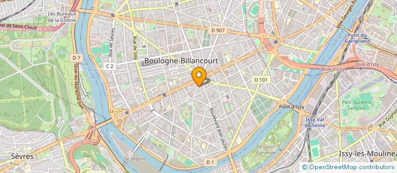 localisation de l'entreprise DDR MACONNERIE GENERALE à BOULOGNE BILLANCOURT