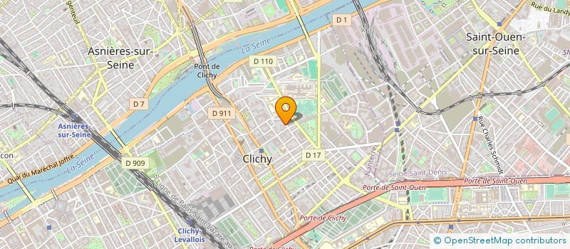 localisation de l'entreprise DDR PARIS 2  CLICHY