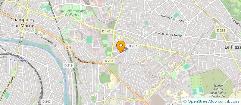 localisation de l'entreprise DDRY à CHAMPIGNY-SUR-MARNE