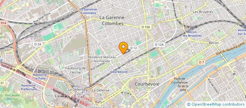 localisation de l'entreprise DDS à COURBEVOIE