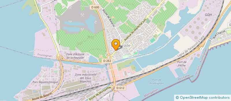 localisation de l'entreprise DDS à FRONTIGNAN