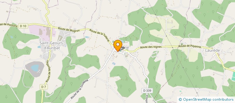 localisation de l'entreprise DDS  POYANNE